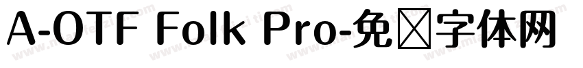 A-OTF Folk Pro字体转换